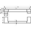 Поручень Hansgrohe AddStoris 41744990 полированное золото