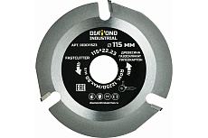 Диск пильный по дереву FastCutter 115х22.23 мм, 3T для УШМ Diamond Industrial DIDD115Z3