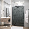 Душевая дверь Grossman Galaxy 110x195 тонированное, черный матовый 100.K33.01.110.21.10