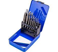 Набор сверл и метчиков Forsage 15 предметов F-2977(65394)