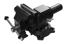 Чугунные поворотные в 2-х плоскостях тиски с трубным зажимом и наковальней Berger BG БАЛЬДР BG1340