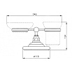 Держатель для стакана и мыльницы Nikolazzi Classica 1494CR (без керамики)