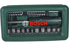 Набор бит и торцевых ключей с отверткой (46 шт.) Bosch 2.607.019.504 152227