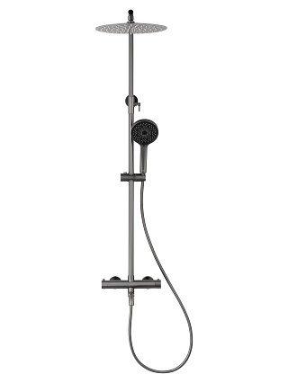 Душевая стойка Wonzon&Woghand Stick WW-88739903-BGM термостат, темный графит