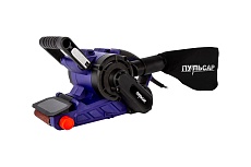 Ленточная шлифмашина Пульсар ЛШМ 1100С, 1100 Вт, лента 76x533 мм, 120-380 м/мин, струбцины, 4.1 кг 916-585