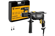 Сетевая ударная дрель с быстрозажимным патроном Deko DKID850W в кейсе 063-4326