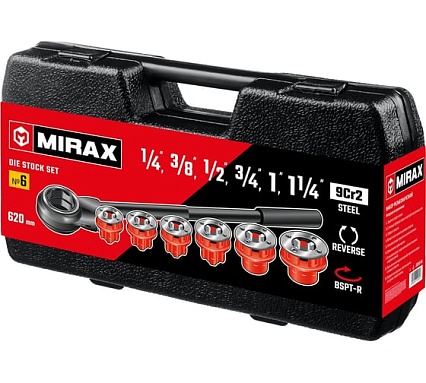 Набор клуппов с трещоткой MIRAX №6 28240-H6