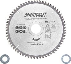 Диск пильный по мультиматериалам Orientcraft 190х30/20/16мм, 64Z 1009219064