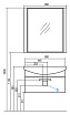 Мебель для ванной Акватон Ария 80, белый