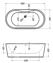 Акриловая ванна Kolpa-San Comodo BASIS 185x90