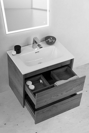 Мебель для ванной BelBagno Kraft 39-700 70 см Cemento Grigio