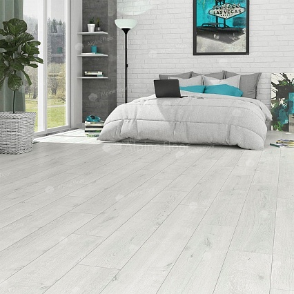 Ламинат Alpine Floor Premium Дуб Вайт 1380x190x10 мм, P1006