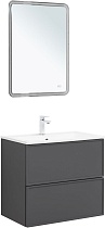 Мебель для ванной Aquanet Арт 75 см ясень графит