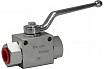 Гидравлический шаровой кран TITAN LOCK 3/8", типа ВР-ВР, с креп. отв., сталь TLHYDV3/8F