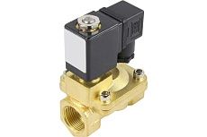 Электромагнитный клапан DN.ru VS2W-400V-PU-NC Ду20 Ру10 латунь, пилотный VITON 24В DC D130-01527