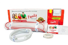 Тёплый пол Обогрев Люкс Family 1350 Вт 9,0 м/кв с терморегулятором UT-00003200