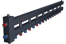 Распределительный коллектор с гидравлическим разделителем Essan гру+кмг 100-9вн, с 3-мя кронштейнами EKRG-001009VN