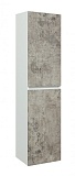 Шкаф пенал Руно Манхэттен 35 см серый бетон