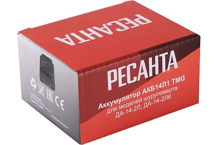 Аккумулятор (14.4 В; 2.0 А*ч; Li-Ion) для шуруповертов ДА-14-2Л, ДА-14-2ЛК Ресанта 71/8/81