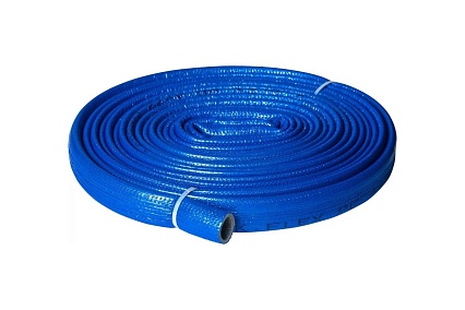 Теплоизоляция для труб K-FLEX PE COMPACT в синей оболочке 22/6 бухта 10м R060222103PE0CB