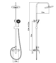 Душевая стойка Boch Mann Junior 8576 черный