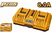 Двойное зарядное устройство Ingco 2x20 B, 4A+4А, INDUSTRIAL FCLI2082