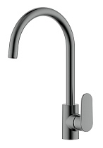 Смеситель для кухни Aquatek Ника AQ1882BGM оружейная сталь