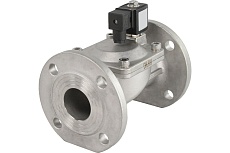 Электромагнитный клапан DN.ru соленоидный двухходовой VSF-601E-PU-NC Ду40 Ру10 220В AC D130-00537