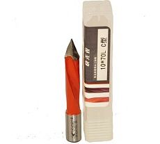 Сверло для сквозных отверстий KWS HW 10х43х70 Z=2 L K6 4040-01003-C1070L