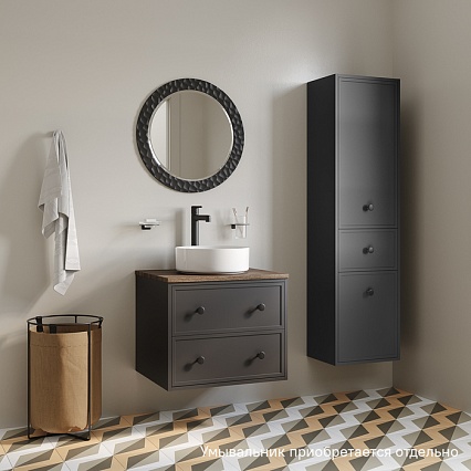 Тумба со столешницей Iddis Torr 60 см, МДФ макадамия орех