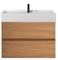 Тумба с раковиной Cezares Molveno 46-80 см Noce Chiaro