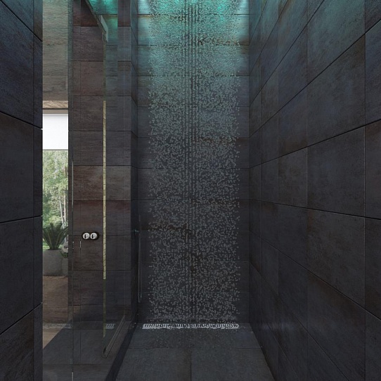 Дизайн-проект ванной комнаты "Хамелеон".