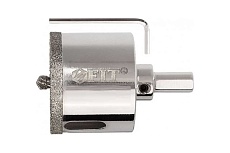 Коронка алмазная кольцевая по керамограниту, камню и кафелю с центровочным сверлом 60x70 мм FIT 16223