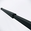 Душевая перегородка Niagara Nova NG-582-12BLACK 120x200 белый градиент, профиль черный матовый