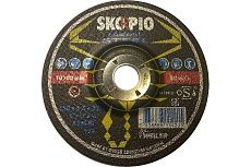 Круг шлифовальный по стали STANDART (150х6.5х22.23 мм; A24S-BF; F27) SKORPIO 702119