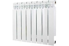 Биметаллический радиатор секционный STI RUS (F) 500/100 6 секций (цвет - белый), D220-00296
