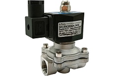 Соленоидный клапан прямого типа с мембраной принудительного подъёма ArTorq SK15N200GN.24DC 2/2 нормально закрыт, G 1/2”, корпус нержавеющая сталь