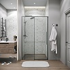 Душевая дверь Grossman Galaxy 100x195 прозрачное, графит сатин 100.K33.01.100.42.00