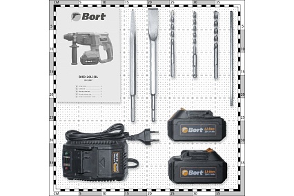 Аккумуляторный перфоратор Bort BHD-20Li-BL 93412697