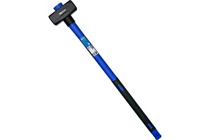 Кувалда Vertextools 6000 г, фибергласовая обрезиненная рукоятка 10-12-6000