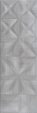 Керамическая плитка Meissen Classic Delicate Lines темно-серый (структура) 25х75 см, O-DEL-WTU402