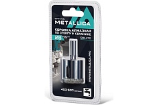 Коронка алмазная 28x55 мм, #80, по стеклу и плитке METALLICA Optima 901472