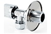 Угловой шаровой кран для бытовой техники PROFACTOR PF CHROME н/цанга 1/2 дюйма х 10 мм PF BAV 357C