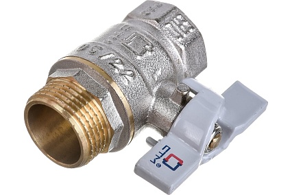 Шаровой кран для воды СТМ СТАНДАРТ 3/4", г/ш, бабочка CWFMB034