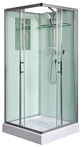 Душевая кабина WeltWasser Laine 1001 100x100 хром, прозрачное