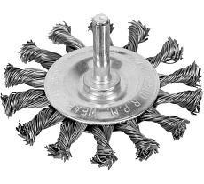 Щетка дисковая для дрели 75 мм Matrix 74430