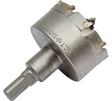 Коронка по металлу 53 мм с пластинами ВК8 WOLFSTAR cw00039