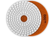 Алмазный гибкий шлифовальный круг для мокрого шлифования Зубр 125 мм, №300 29867-300