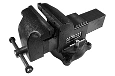 Чугунные поворотные тиски с трубным зажимом и наковальней Berger BG БОР 200мм BG1339