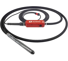 Глубинный высокочастотный вибратор АГРЕГАТ СТП 38 со встроенным преобразователем, 220/42 В, 7 м STP-38/42-7